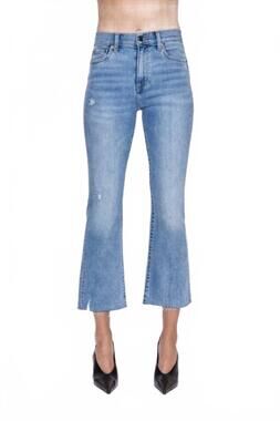 NEW PISTOLA lennon high rise crop boot cut jeans in blue